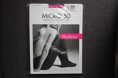 Hudson Micro 50 Strumpfhose Gr. 40-42 Blickdicht Matt Bollywood Pink Neu OVP