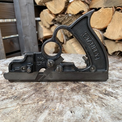 Stanley No 238 Weather-strip Plow Plane w 1/8" SW Cutter - Vintage Old Tools