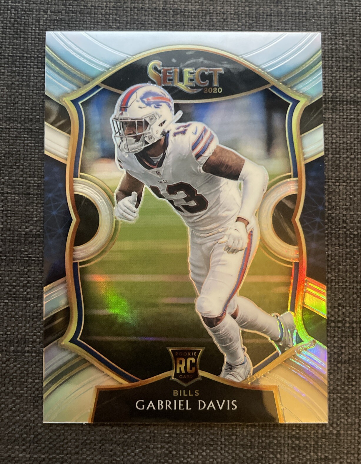 2020 Panini Select Gabriel Davis Silver Prizm Concourse RC #82