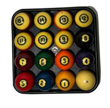 Vintage Brunswick Centennial Gold Crown Billiard Balls