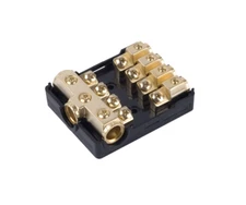 4 Gauge IN 4 Way 8 Gauge out Mini ANL Fuse Block AWG Marine Grade 12v output