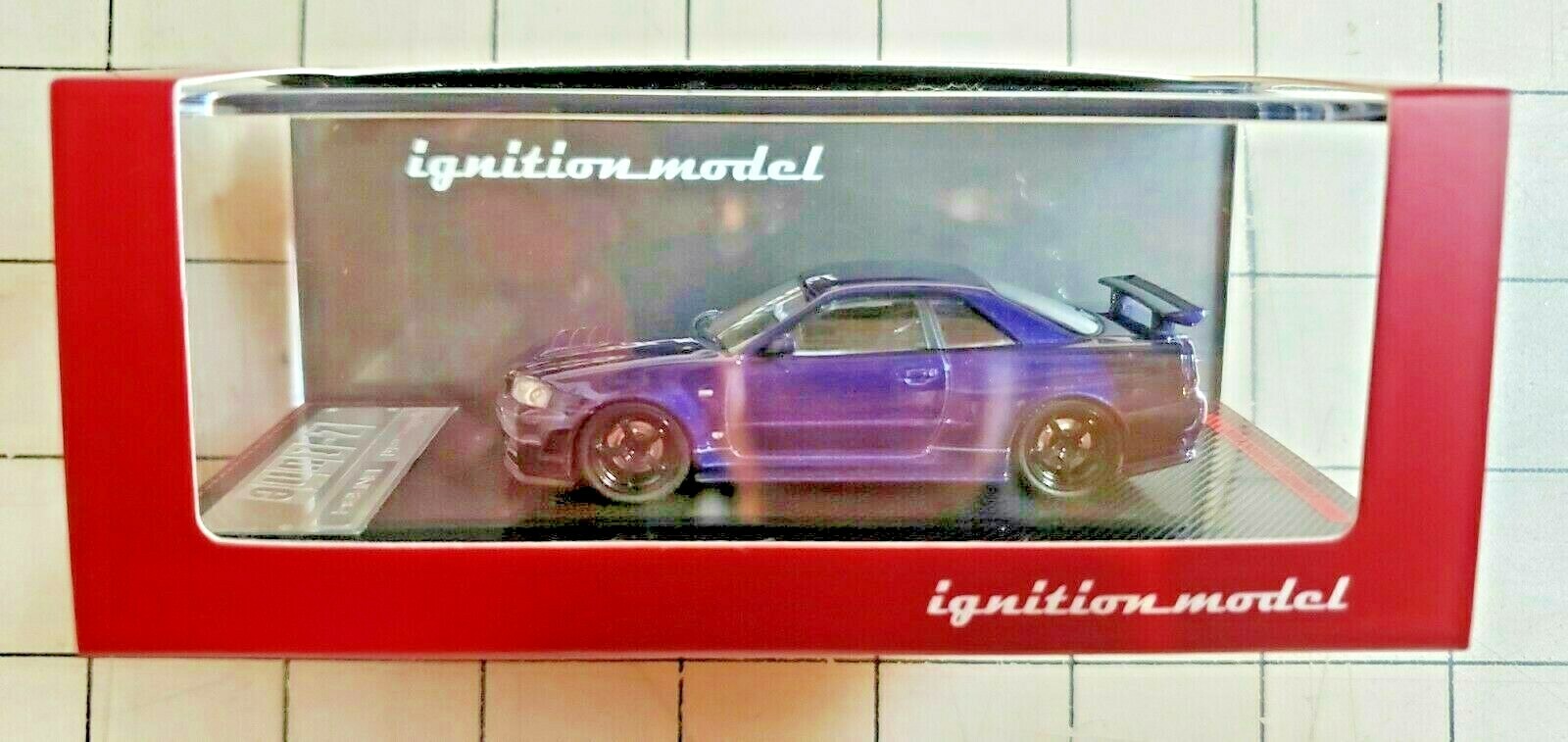 Nissan Skyline Gt R R33 V Spec Midnight Purple Ig1368 Ignition Model 1 43 For Sale Online Ebay