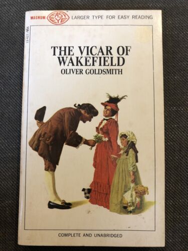 The Vicar Of Wakefield By Oliver Goldsmith 1968 Magnum Easy Eye Larger Print Ed. - Picture 1 of 6