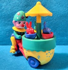 ORIGINALE ⭐ Clown con Giostra Triciclo - Giocattolo D'antiquariato a Carica