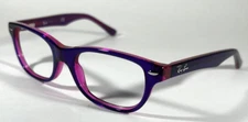 Rayban RB 1555 3666 Kids Optics Eyeglasses Frame Purple Violet, Size: 46-16-125