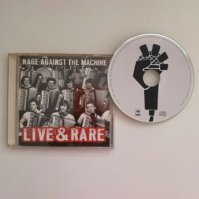 サイン】RATM「Live & Rare」CD RAGE AGAINST THE MACHINE-LIVE & RARE
