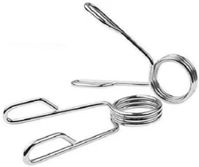 R&DOG 2 X Olympic 2" Spring Collar Weight Bars Clips Dumbbell Barbell Clamp Bar