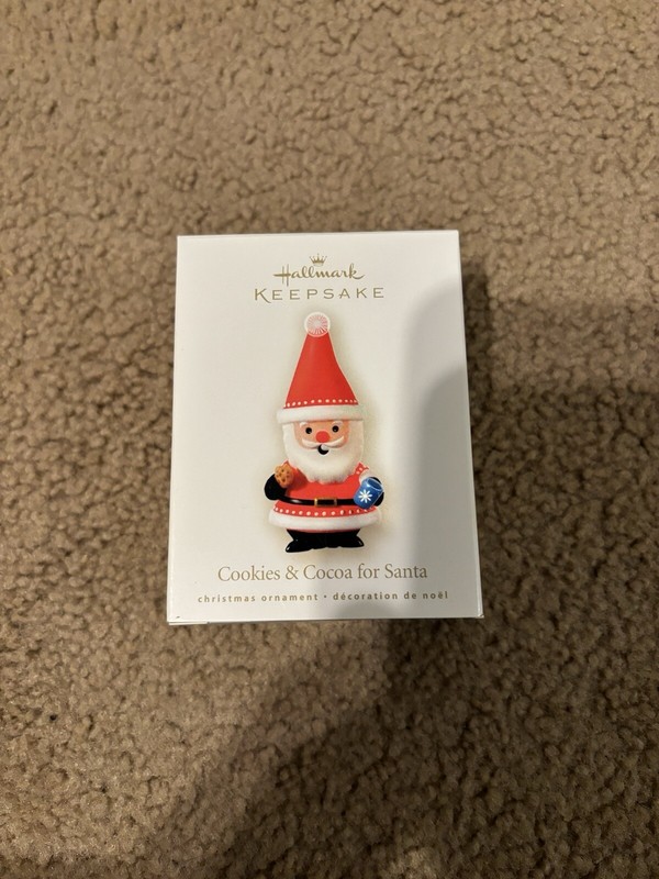 Hallmark Keepsake Christmas Ornament- “cookies & Coco For Santa,” 2008 