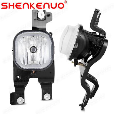 Fog Light Set For 2008-2010 Ford F-250 Super Duty Front Halogen w/ Bulb CAPA 2Pc