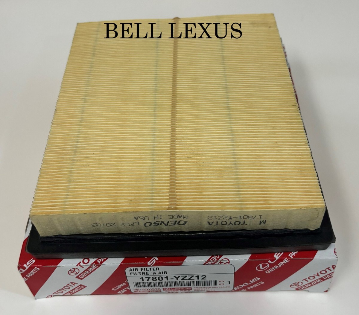 TOYOTA OEM FACTORY ENGINE AIR FILTER 2010-2015 PRIUS 17801-YZZ12