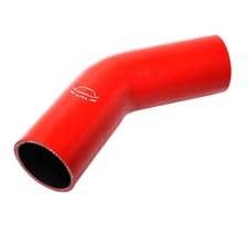 4-Ply Reinforced 2" ID 45 Degree Elbow Silicone Hose Coupler Intake RED
