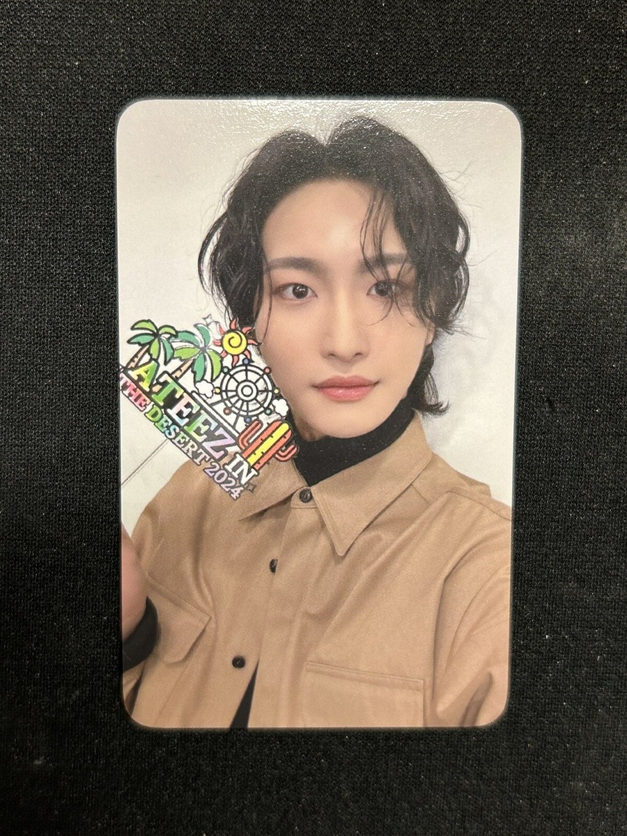 ATEEZ SEONGHWA ATEEZ IN THE DESERT PHOTOCARD ATINY ZONE US SELLER