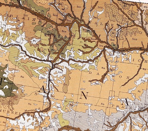 1931 MAP DAKOTA MONTANA WYOMING Great Falls Helena Sheridan YELLOWSTONE Custer - Picture 7 of 7