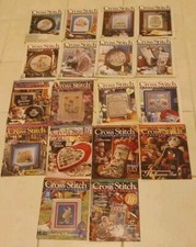 Huge Lot of 18 CROSS STITCH COUNTRY CRAFTS Magazines 1986-1995 Back Issues