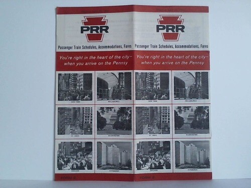 Pennsylvania Railroad (PRR) (Hrsg.): Passenger Train Schedules, ... - Bild 1 von 1