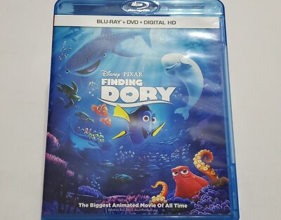 Finding Dory (Blu-ray + DVD, 3 Disc Set) $3 SHIPPING + 25¢ EACH ADDITIONAL 