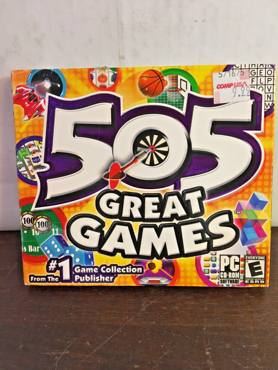505 Great Games, PC CD-ROM Collection Action compilation | eBay