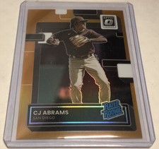 CJ Abrams #109 - 2022 Donruss Optic Baseball Rated Rookies 008/125 ⚾️