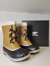 Women Sorel Yoot Pac Duck Snow Waterproof Rubber Boots Mezquite Warm-Size 7