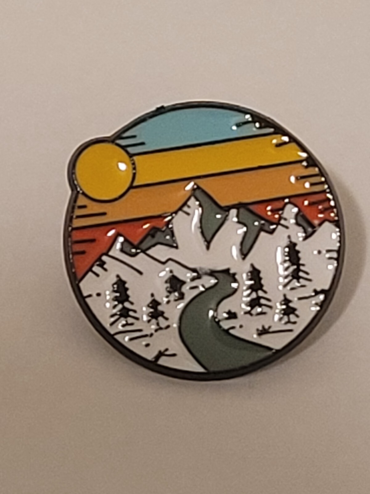 Assorted Hiking Camping Adventure Outdoors Travel Brooches Hat/Lapel Pins