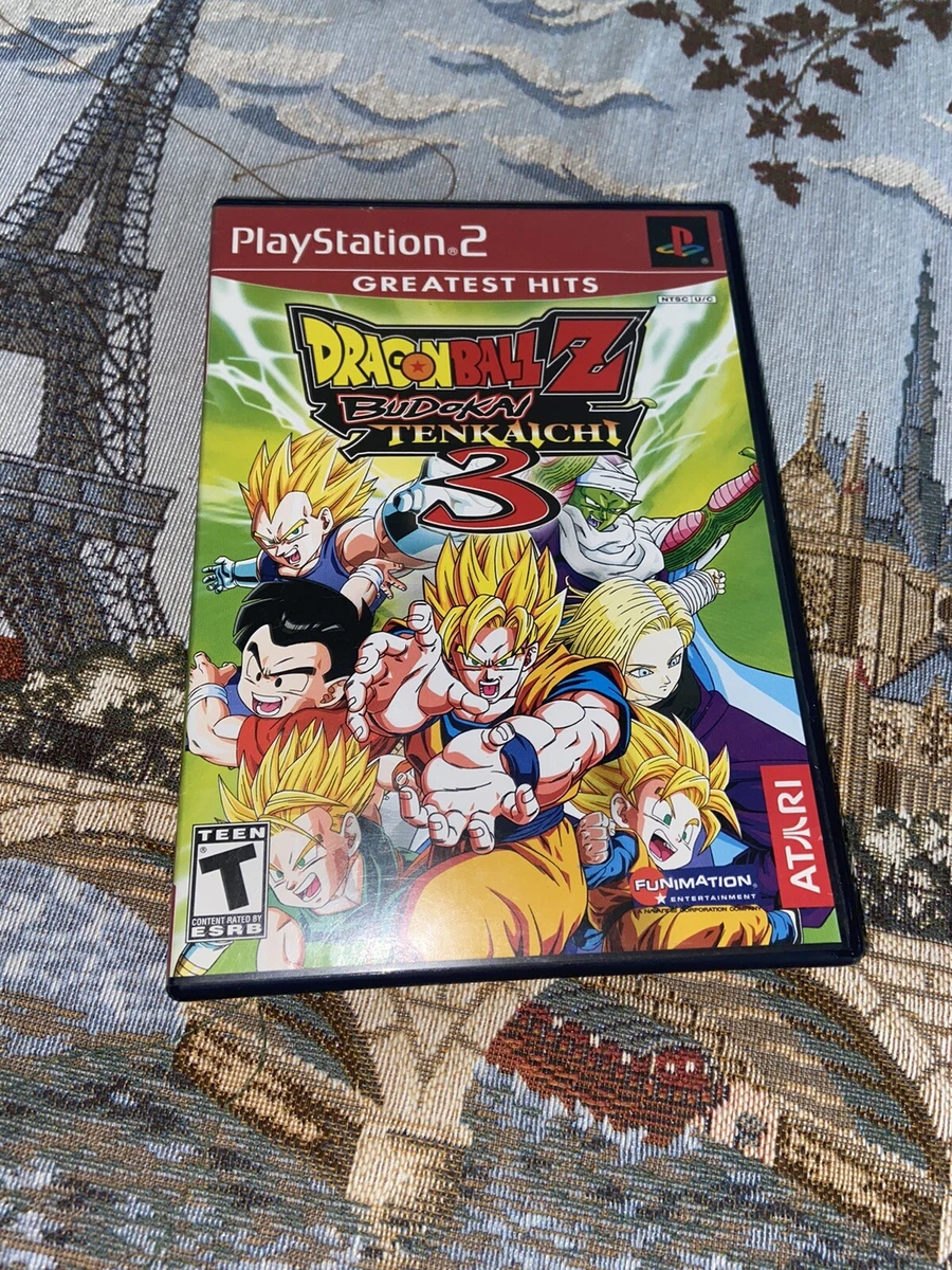 Dragon Ball Z Budokai Tenkaichi 3 PS2 CIB No Bonus Disc.