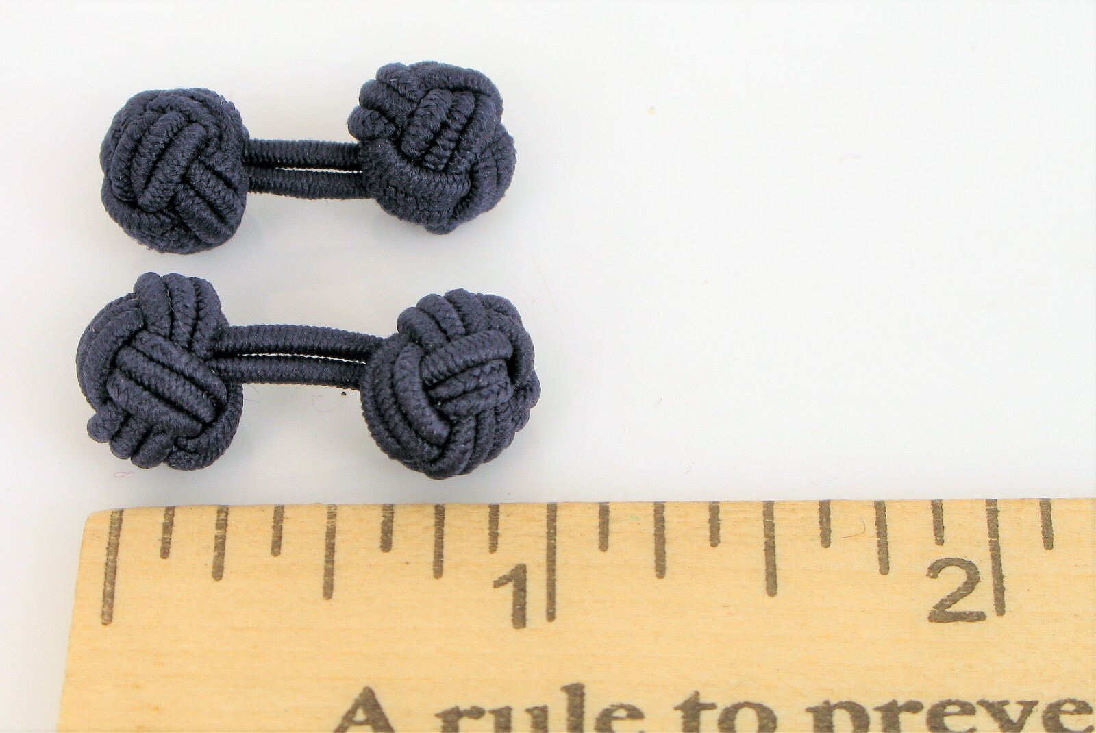 VINTAGE NAUTICAL ROPE TIED KNOT MONKEY'S FIST MEN'S C… Gem