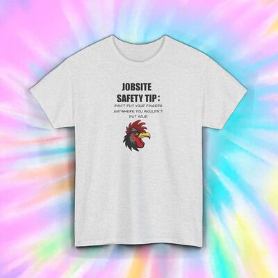 Funny Jobsite Safety T-Shirt Construction Worker Gift Humor S-5XL