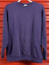 VTG 90s Blank Tultex Maximum Sweats Pullover Crewneck Sweatshirt Size XL Purple