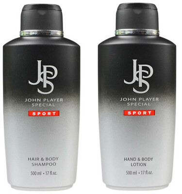 John Player Special SPORT Body Lotion & Duschgel  Bundle - Sparsert  2 x 500 ml