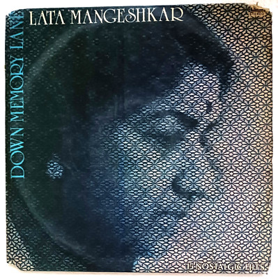 Down Memory Lane Lata Mangeshkar Original Bollywood LP Vinyl Record - India
