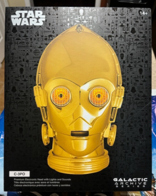 Disney Star Wars Galactic Archive Series C-3PO Head Electronic