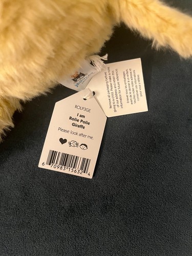 Jellycat BNWT "I am Rolie Polie Giraffe" ROLP3GE Authentic Retired RARE HTF - Picture 7 of 9
