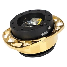 2.0 Gen Race Handle Black Quick Release w Chrome Gold Cutout Ring