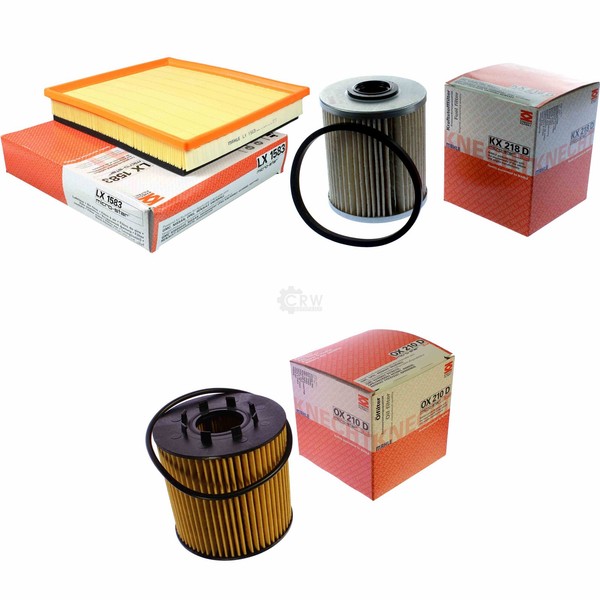 Mahle / Knecht Kraftstofffilter KX 218D Luftfilter LX 1583 ÖLfilter OX 210D-image