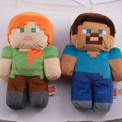 Minecraft Alex Plüsch + Steve Stofftier 9 Zoll Mojang Studios Mattel 2022 Official