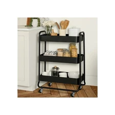 New Neatfreak 3-Tier Shelf Extra-Wide Rolling Cart, 26.1"Wx13.7"Dx35.5"H 1796153