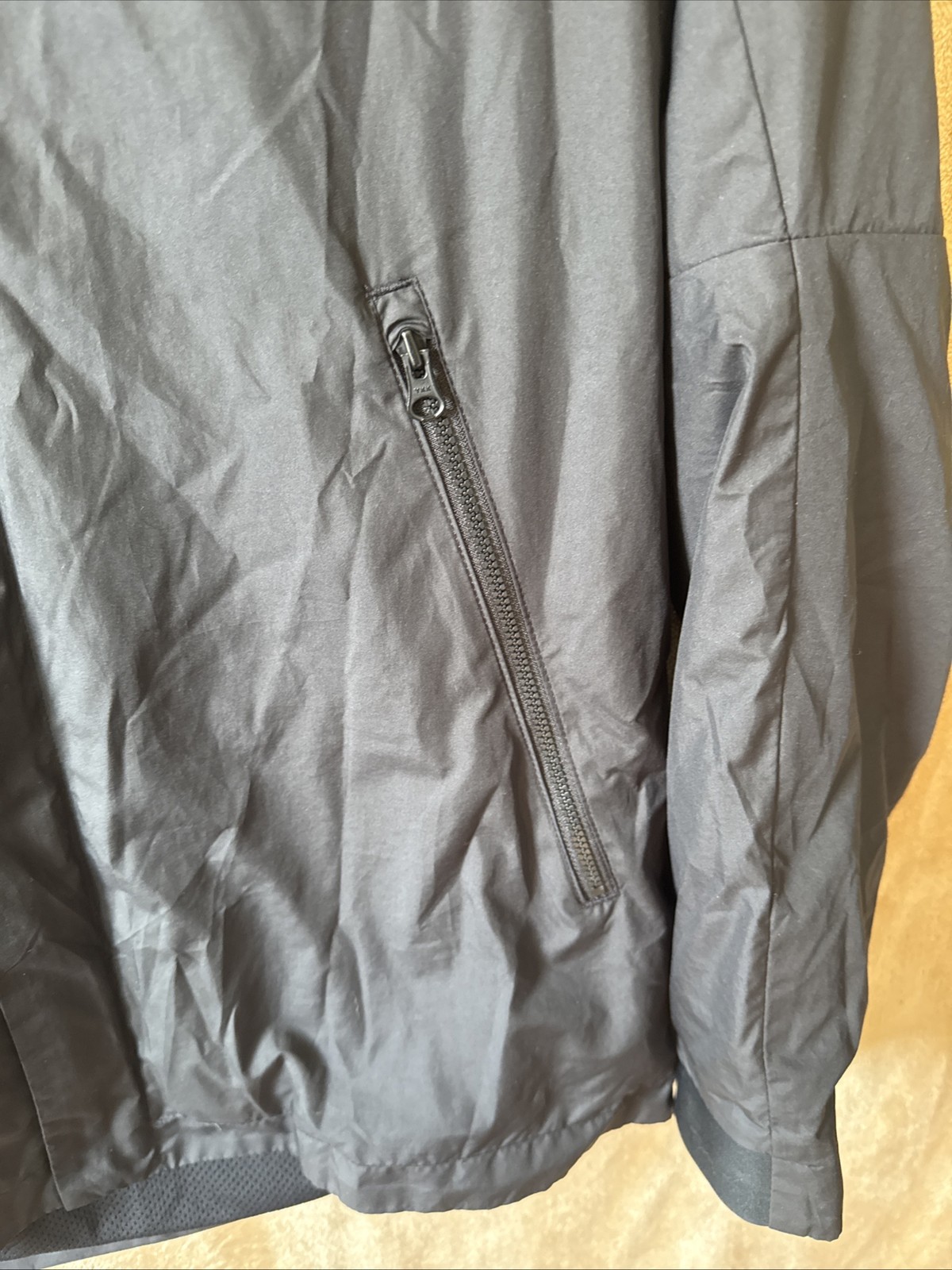 SACAI X NIKE Nike AV15 Giacca con Cappuccio Tessuto Uomo Small Nero Grigio Full Zip Colorblock Atletica