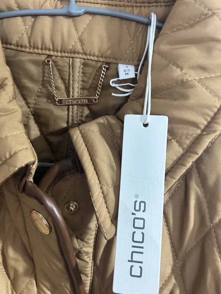 RRP139$ Elegant British Quilted Jacket – Timeless Luxury Sophisticated Style - Image 4 of 4