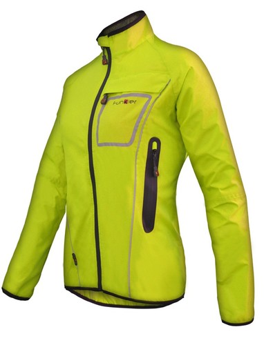Giacca Moto Tessile Donna Berik Bad Eye - Impermeabile Nero/Giallo Fluorescente Taglia 38 - 4