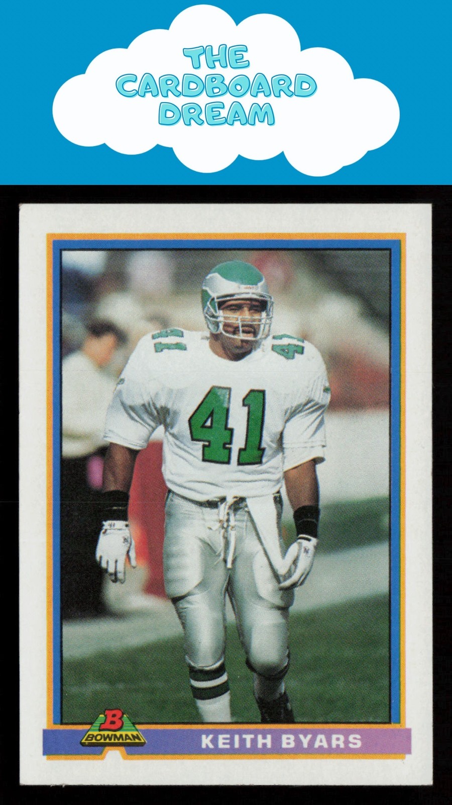 Keith Byars 1991 Bowman #398 Philadelphia Eagles
