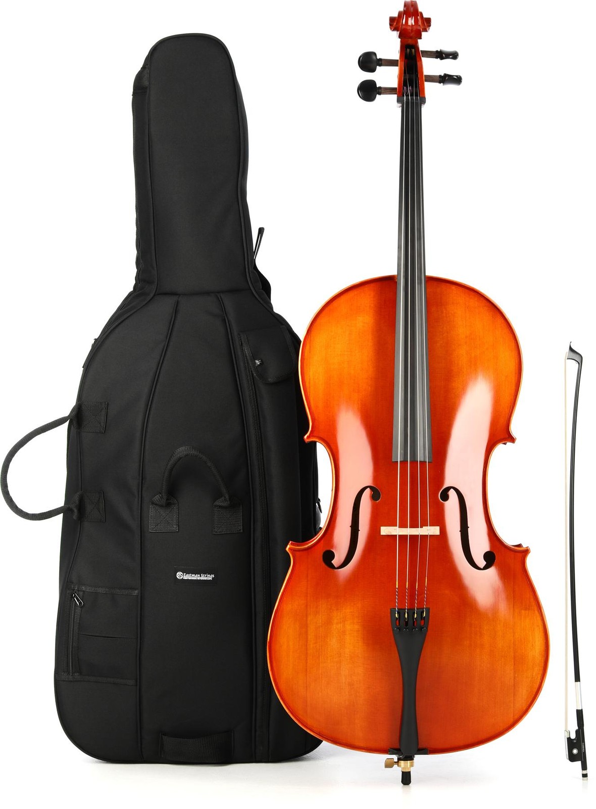 Студенческая виолончель Eastman SWVC100 с выдвижным ящиком - размер 4/4, установка Sweetwater