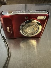 Nikon Coolpix L20 Red 10MP Digital Camera In Original Box - PARTS ONLY