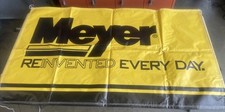 Meyer Snow Plows Advertising Banner - 59 X 32 In