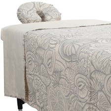 ForPro Premium Flannel 3-Piece Massage Sheet Set for Massage Tables, Includes
