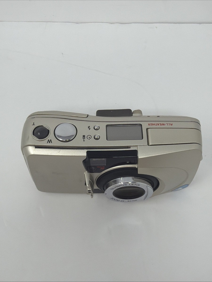 【動作品】OLYMPUS μ [mju:] ZOOM WIDE80フィルムカメラ Olympus MJU Zoom Wide 80, 35mm Compact Film Camera 28-80mm