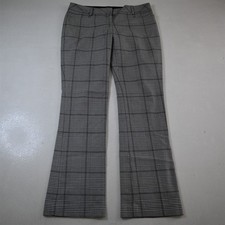 Express 6 Gray Glenn Check Columnist Baby Boot Cut Dress Womens Pants