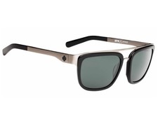 Authentic SPY Latigo Shiny Black - Happy Gray Green Sunglasses