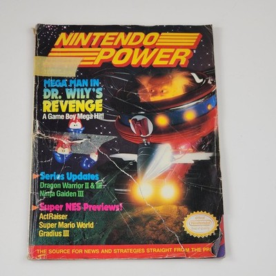 Nintendo Power Magazine Vol 27 Mega Man Dr Wily's Revenge w Poster SNES Previews