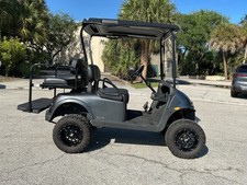 Gas Metallic Grey 2020 Ezgo Rxv Efi 4 Seat Passenger Golf Cart Lifted