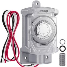 20 AMP 24 Hour Mechanical Timer Switch for Ou...